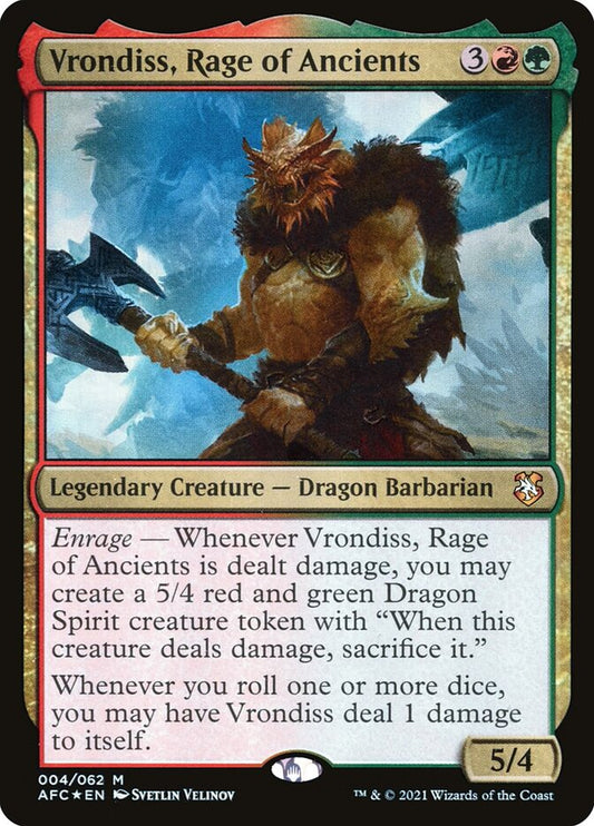 Vrondiss, Rage of Ancients afc 4