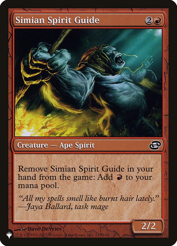 Simian Spirit Guide plst PLC-122