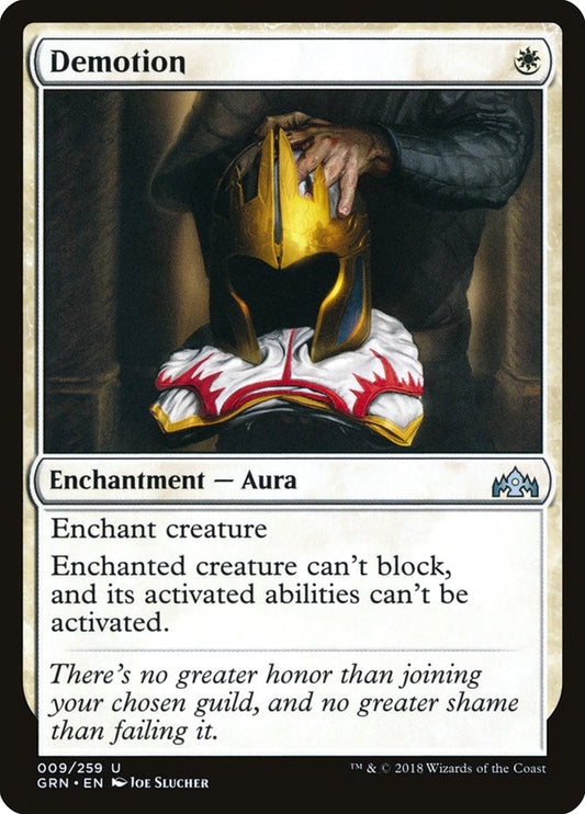 Demotion grn 9