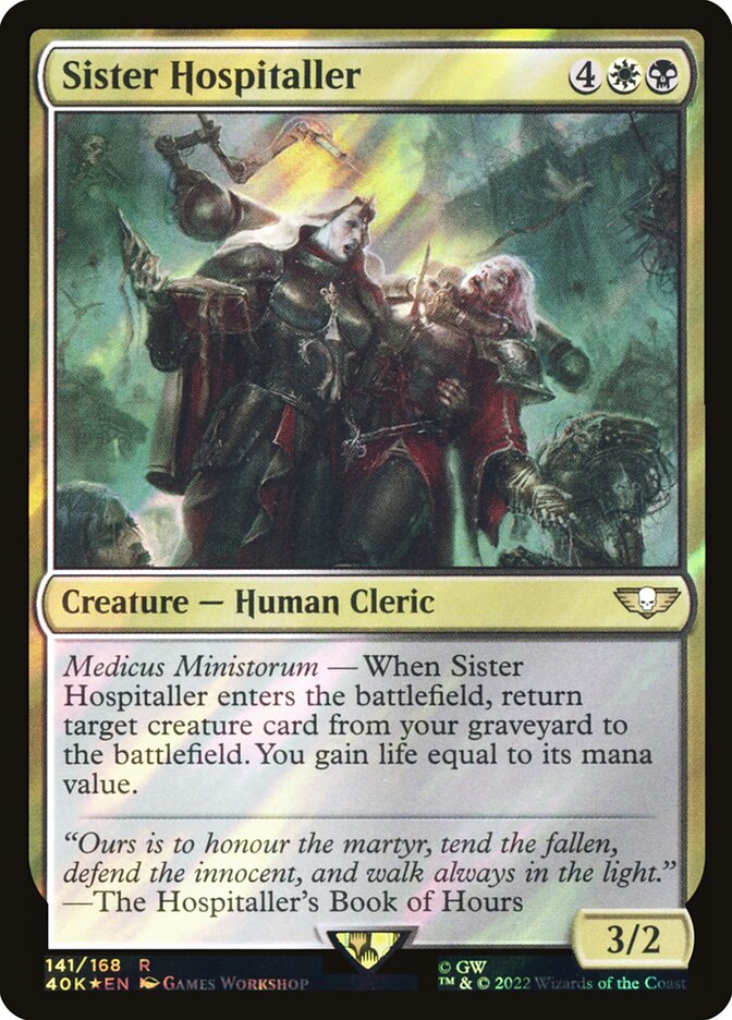Sister Hospitaller 40k 141★