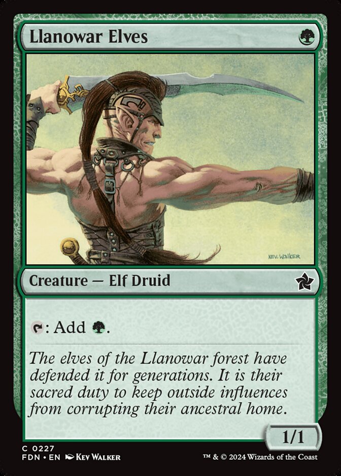 Llanowar Elves fdn 227