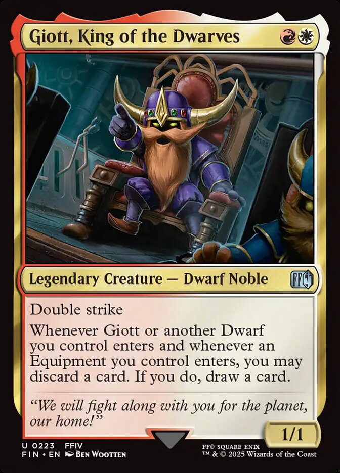 Giott, King of the Dwarves fin 223