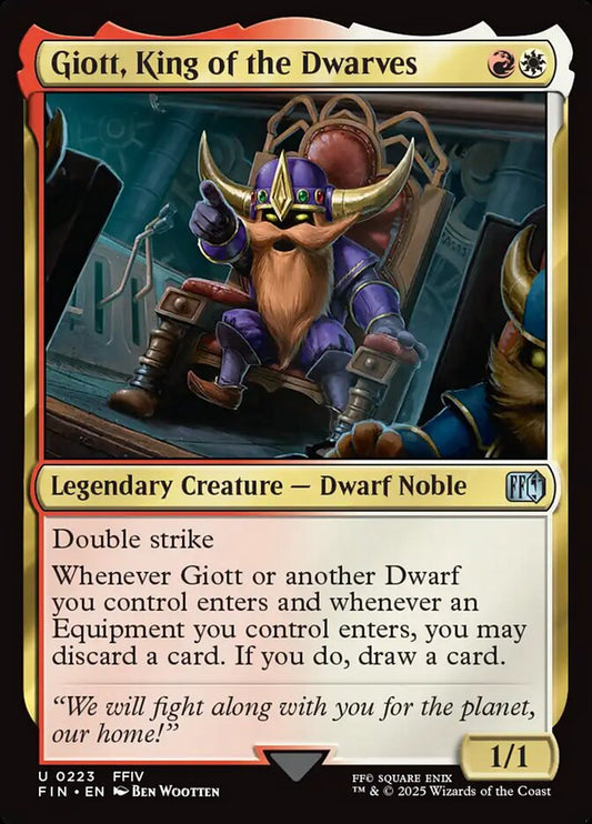 Giott, King of the Dwarves fin 223