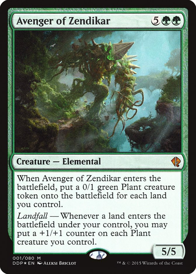 Avenger of Zendikar ddp 1