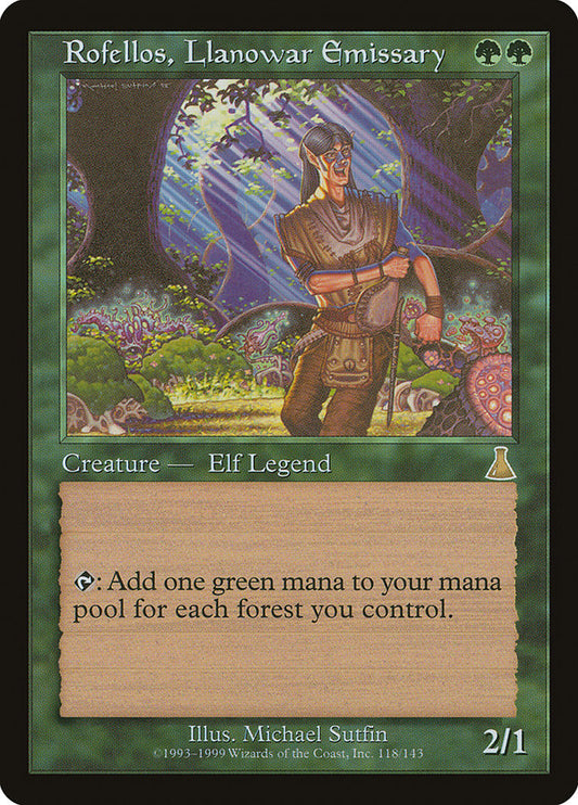 Rofellos, Llanowar Emissary uds 118