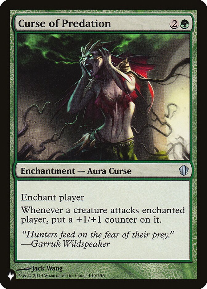 Curse of Predation plst C13-140