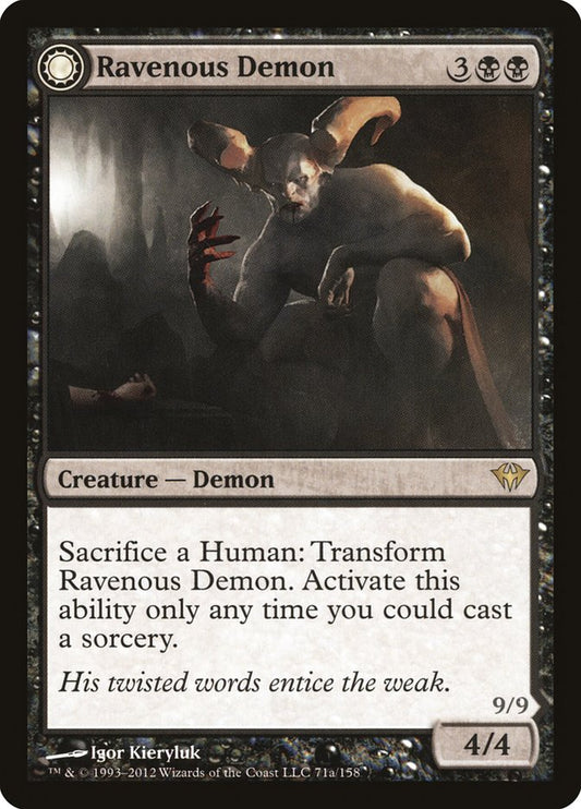 Ravenous Demon // Archdemon of Greed dka 71