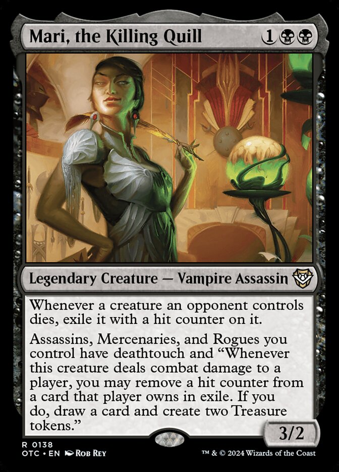 Mari, the Killing Quill otc 138