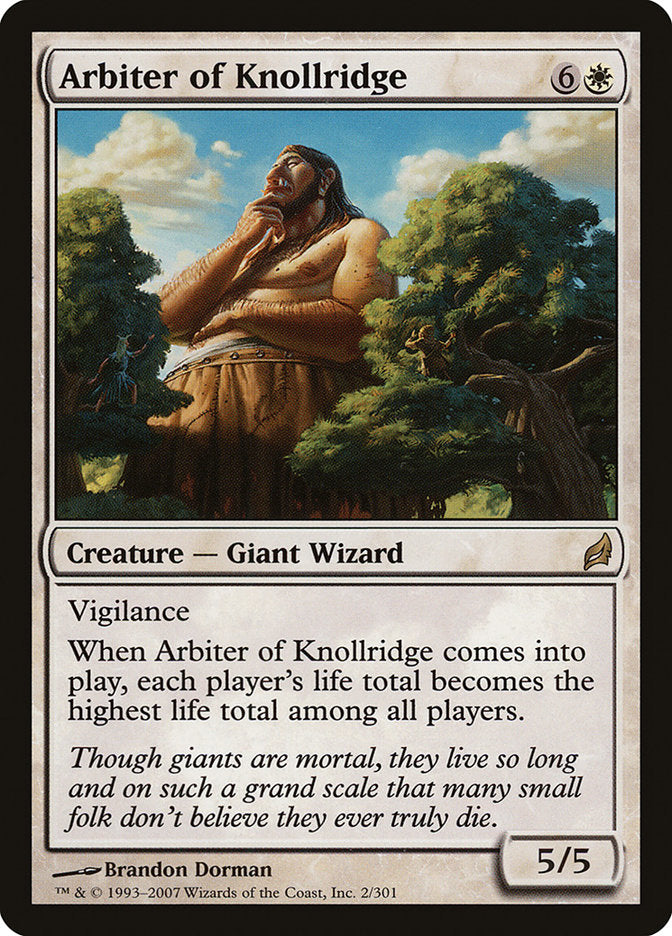 Arbiter of Knollridge lrw 2