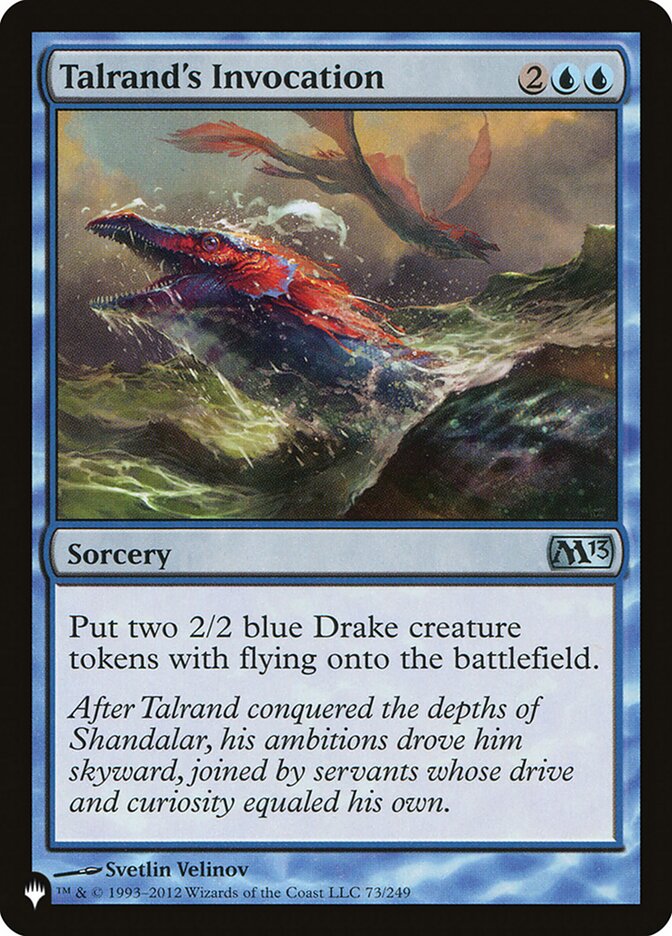 Talrand's Invocation plst M13-73