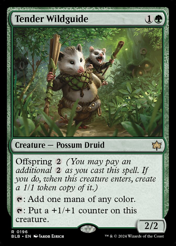 Tender Wildguide blb 196