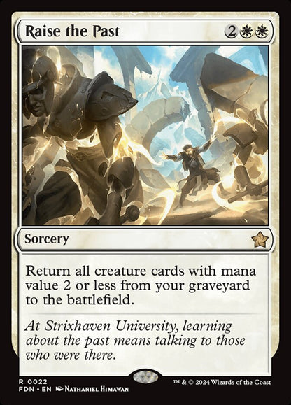 Raise the Past fdn 22
