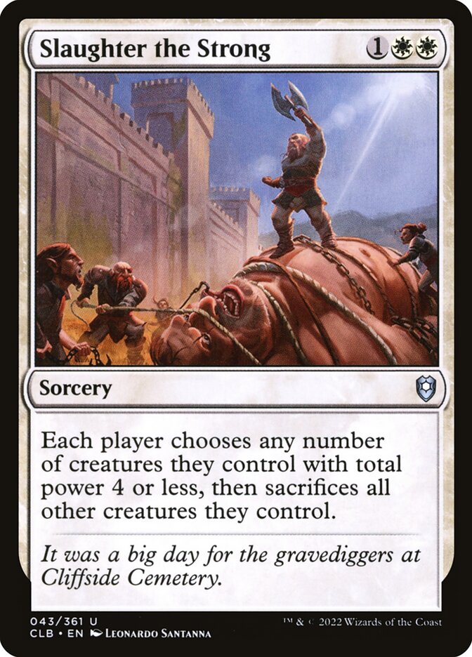 Slaughter the Strong clb 43