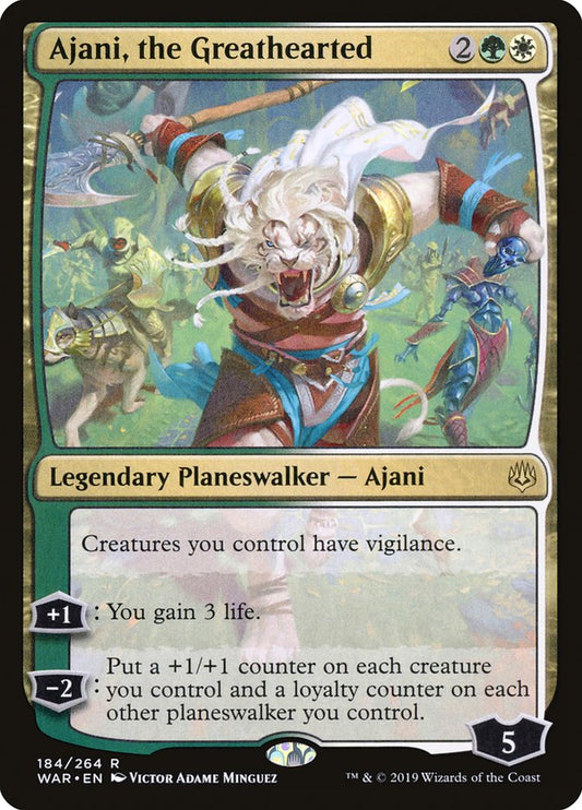 Ajani, the Greathearted war 184