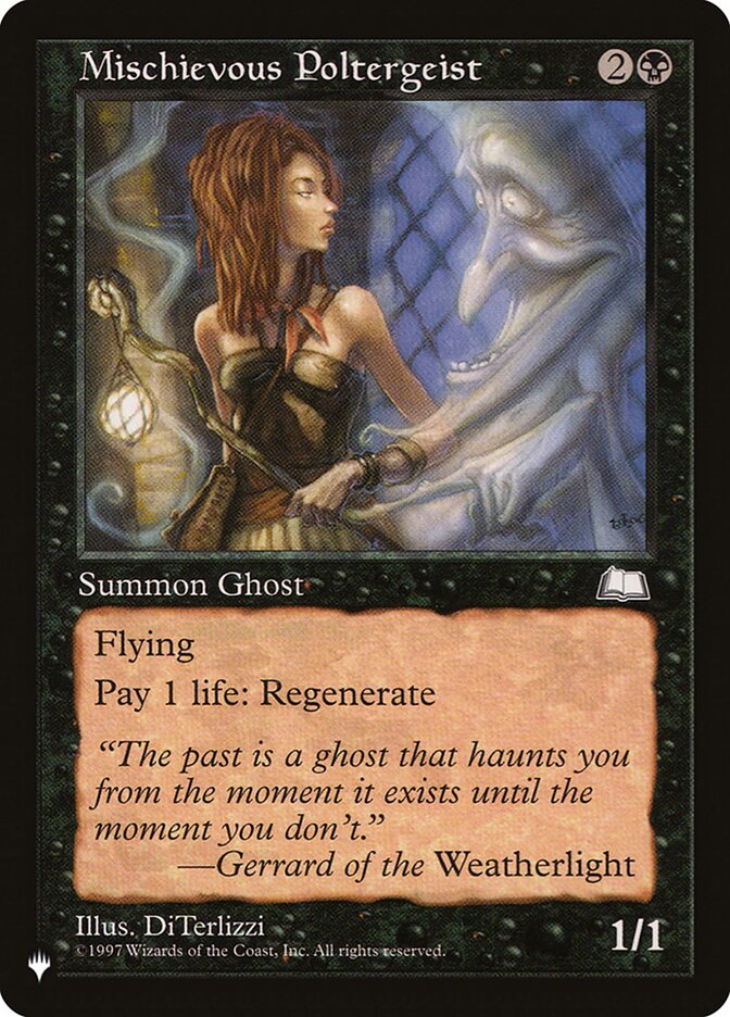 Mischievous Poltergeist plst WTH-74