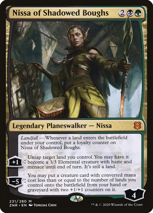 Nissa of Shadowed Boughs znr 231