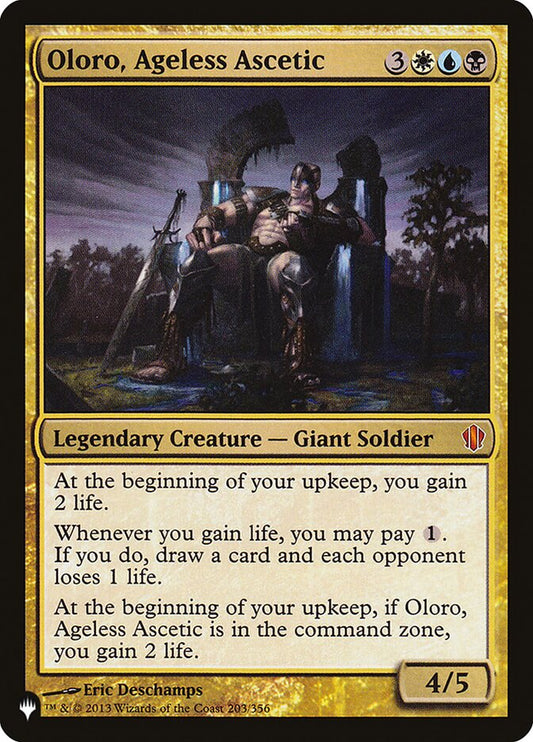 Oloro, Ageless Ascetic plst C13-203