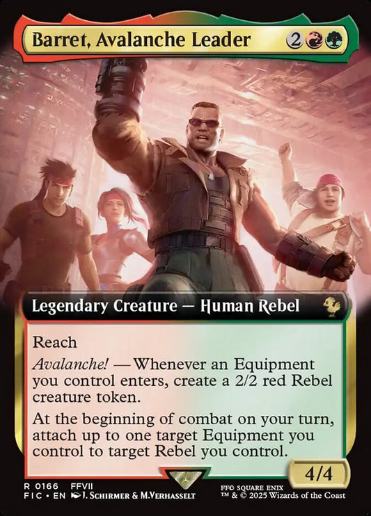 Barret, Avalanche Leader fic 166