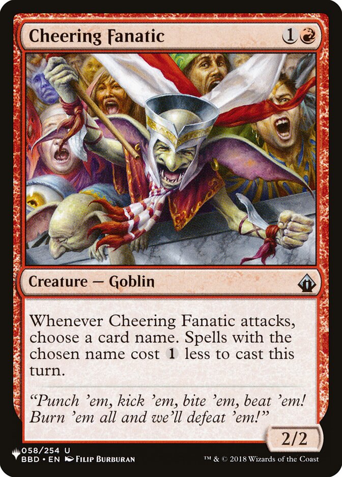 Cheering Fanatic plst BBD-58