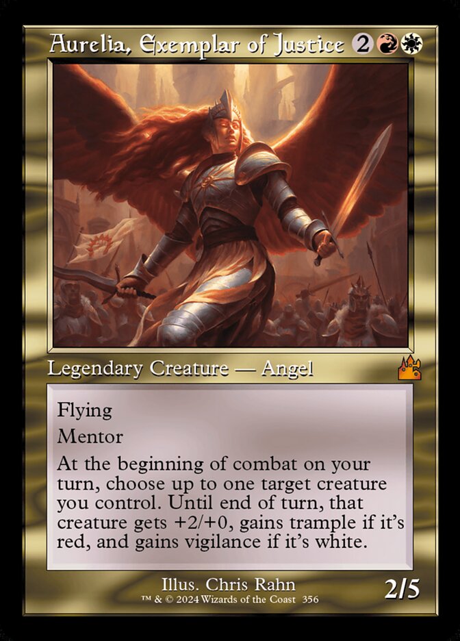 Aurelia, Exemplar of Justice rvr 356