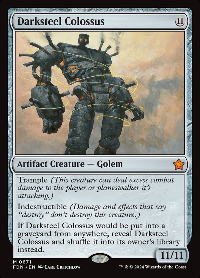 Darksteel Colossus fdn 671