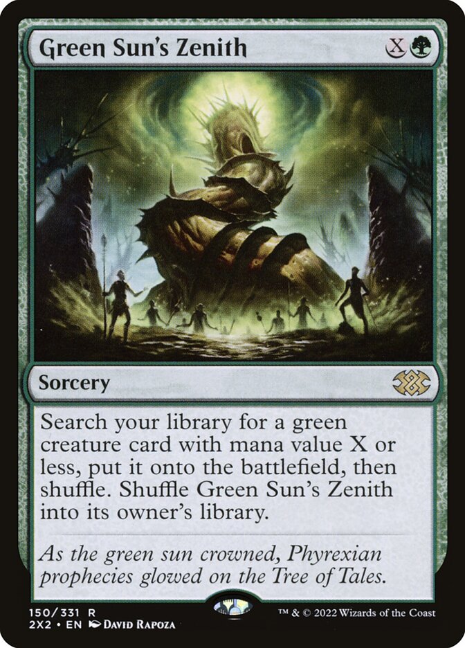 Green Sun's Zenith 2x2 150