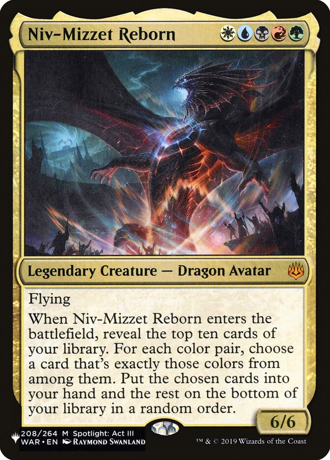 Niv-Mizzet Reborn plst WAR-208