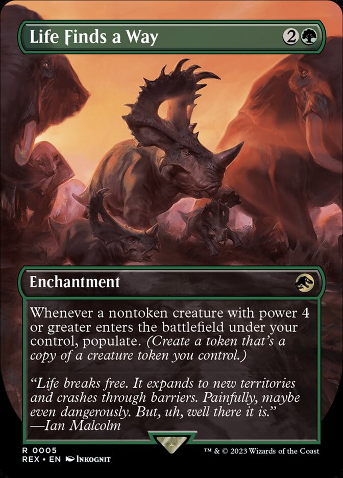 Life Finds a Way rex 5