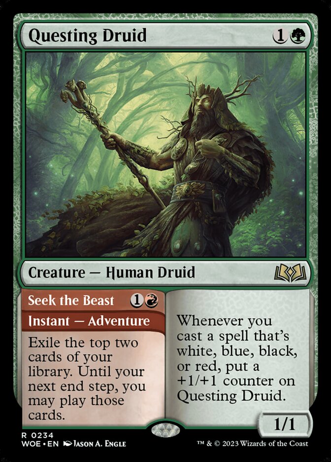 Questing Druid // Seek the Beast woe 234