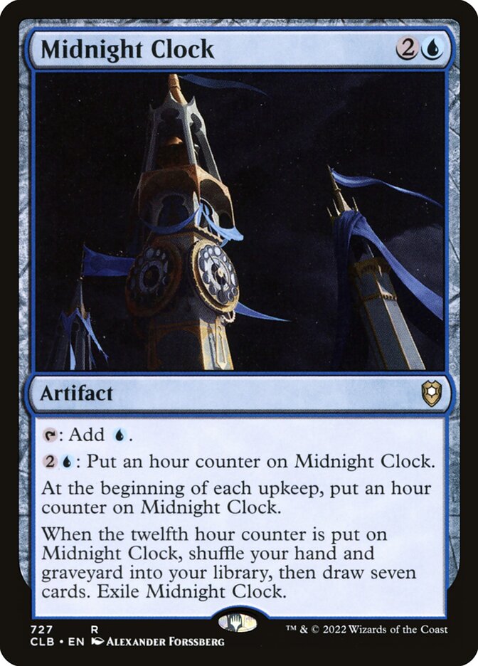 Midnight Clock clb 727