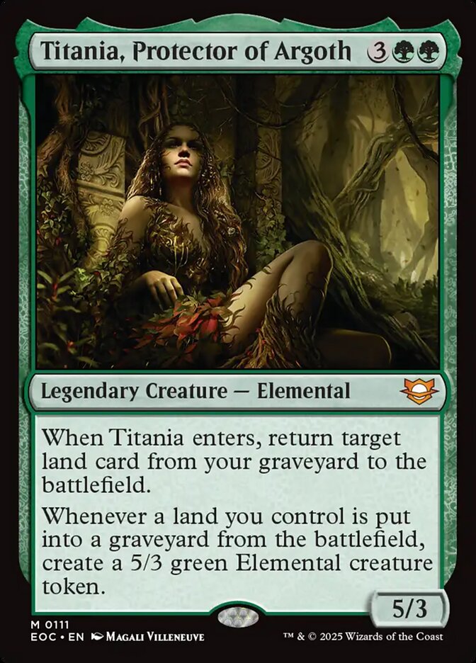 Titania, Protector of Argoth eoc 111