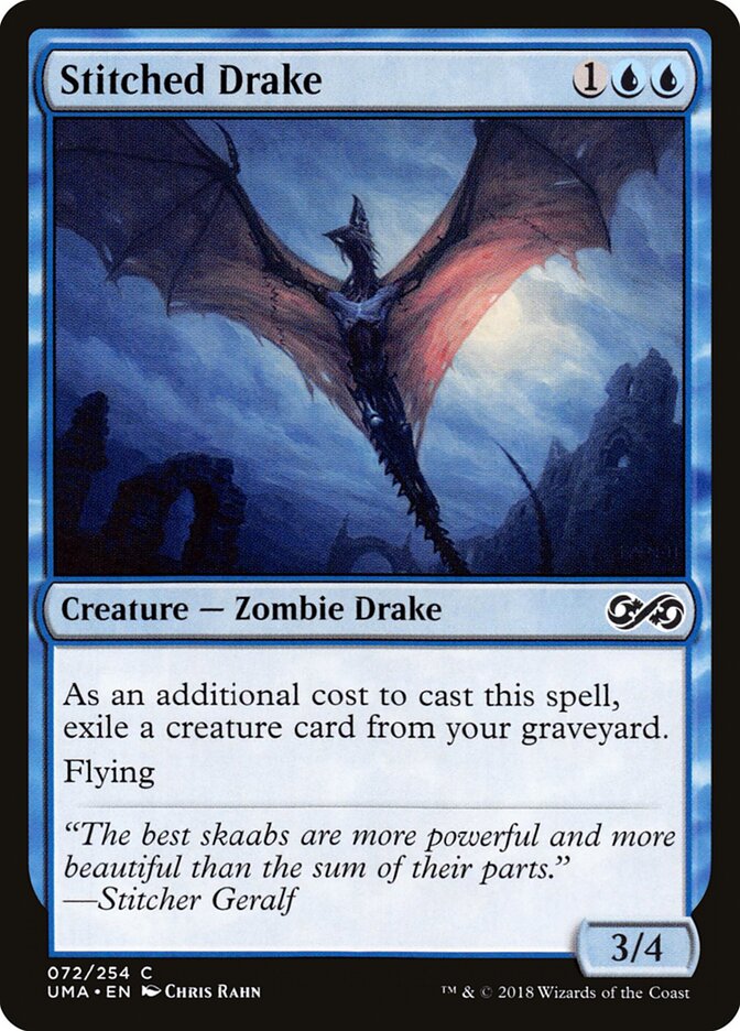 Stitched Drake uma 72