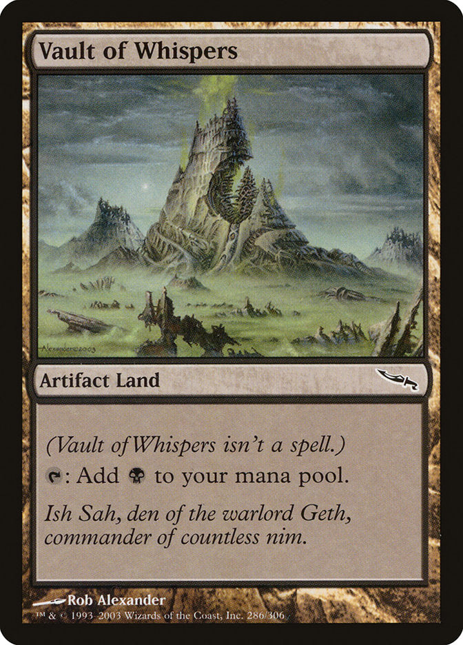 Vault of Whispers mrd 286