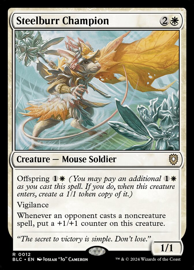 Steelburr Champion blc 12