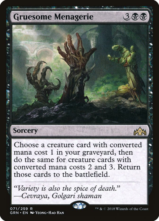 Gruesome Menagerie grn 71