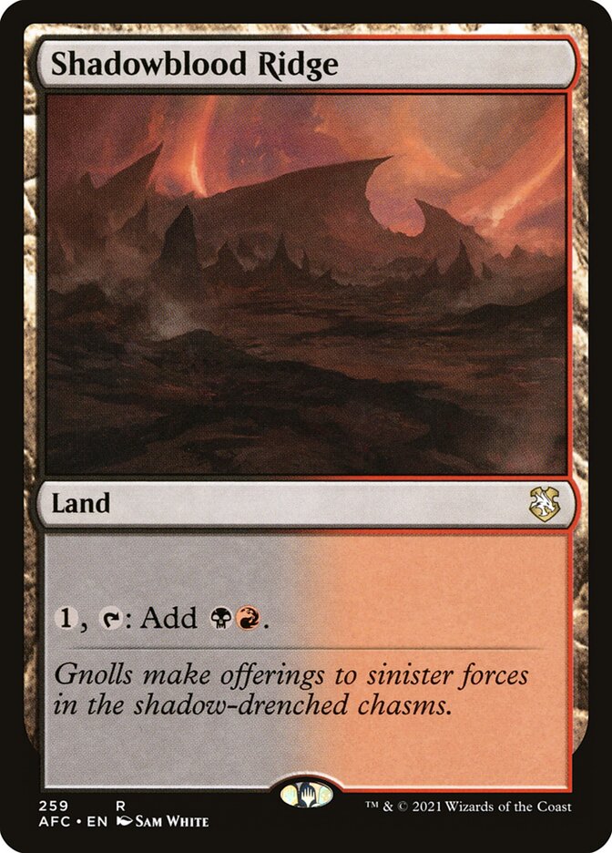 Shadowblood Ridge afc 259