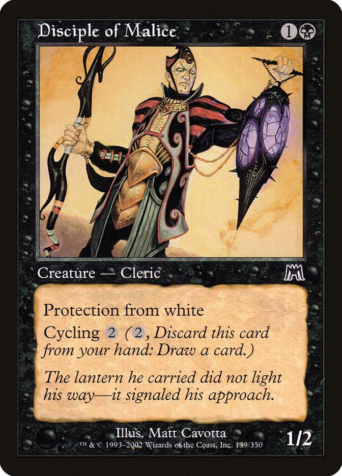 Disciple of Malice ons 139