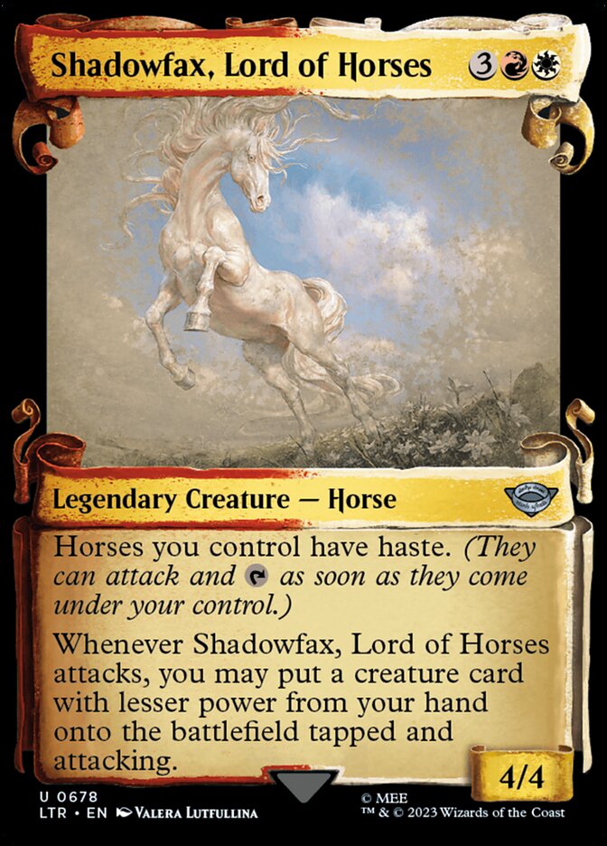 Shadowfax, Lord of Horses ltr 678