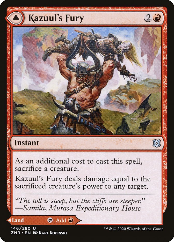 Kazuul's Fury // Kazuul's Cliffs znr 146