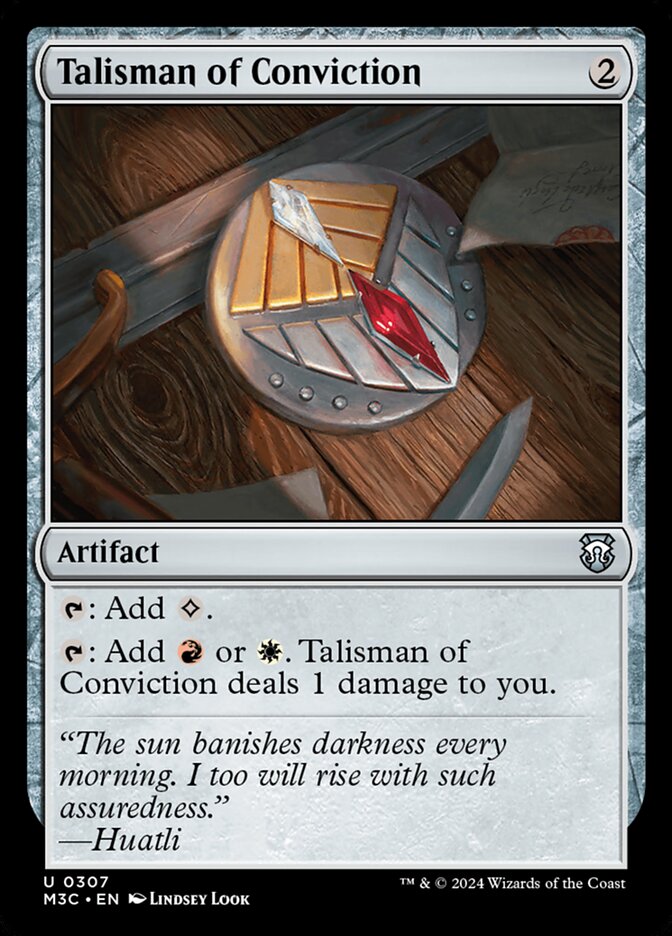 Talisman of Conviction m3c 307