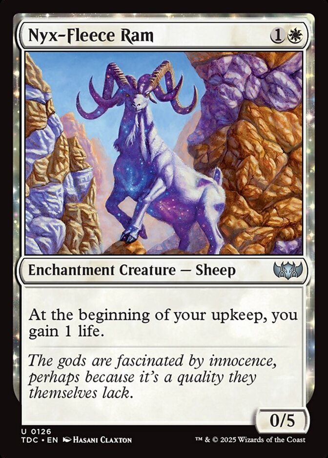 Nyx-Fleece Ram tdc 126