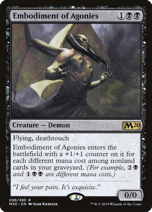 Embodiment of Agonies m20 98