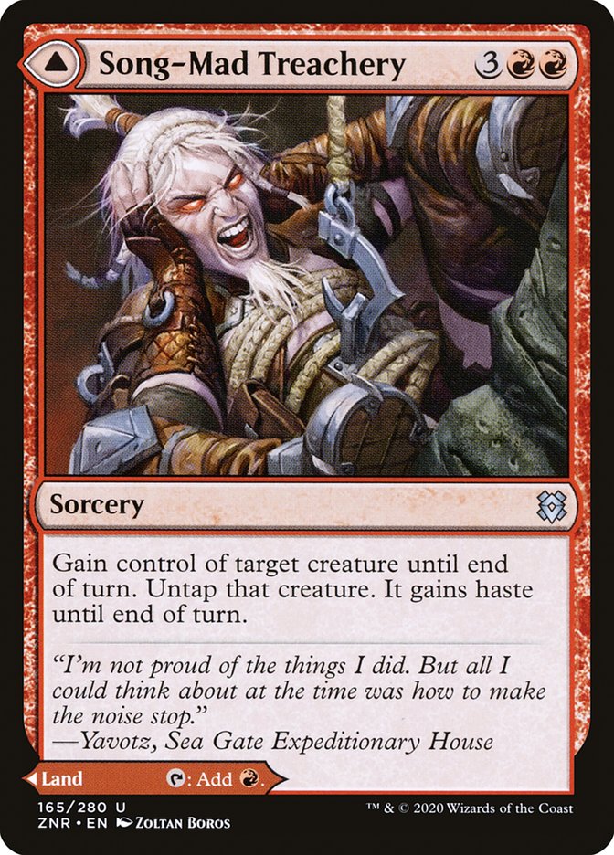 Song-Mad Treachery // Song-Mad Ruins znr 165