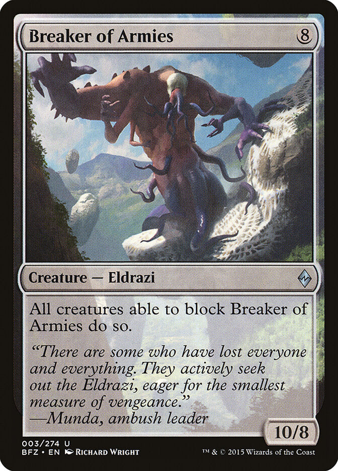 Breaker of Armies bfz 3