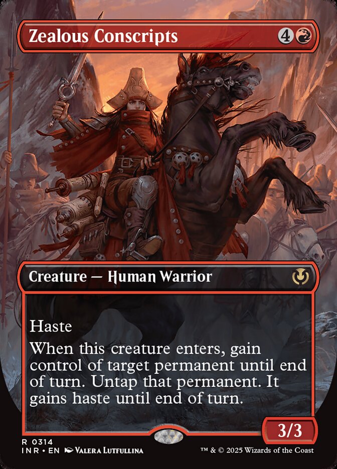 Zealous Conscripts inr 314