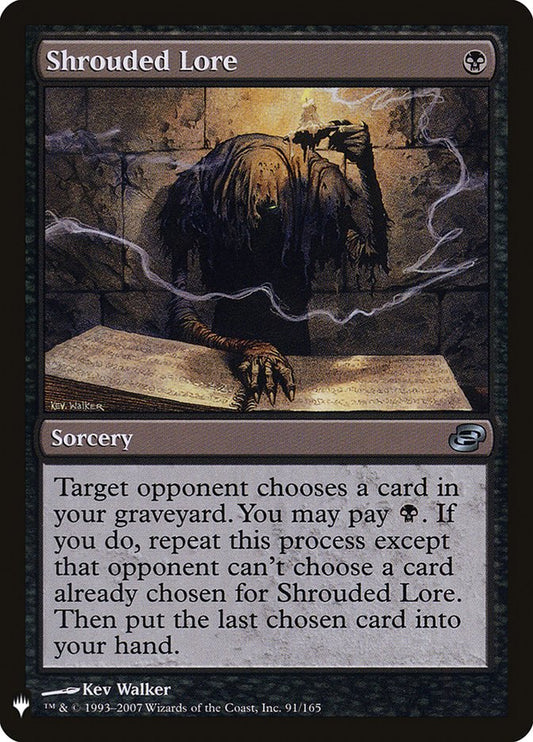 Shrouded Lore plst PLC-91