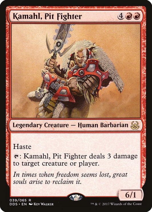 Kamahl, Pit Fighter dds 39
