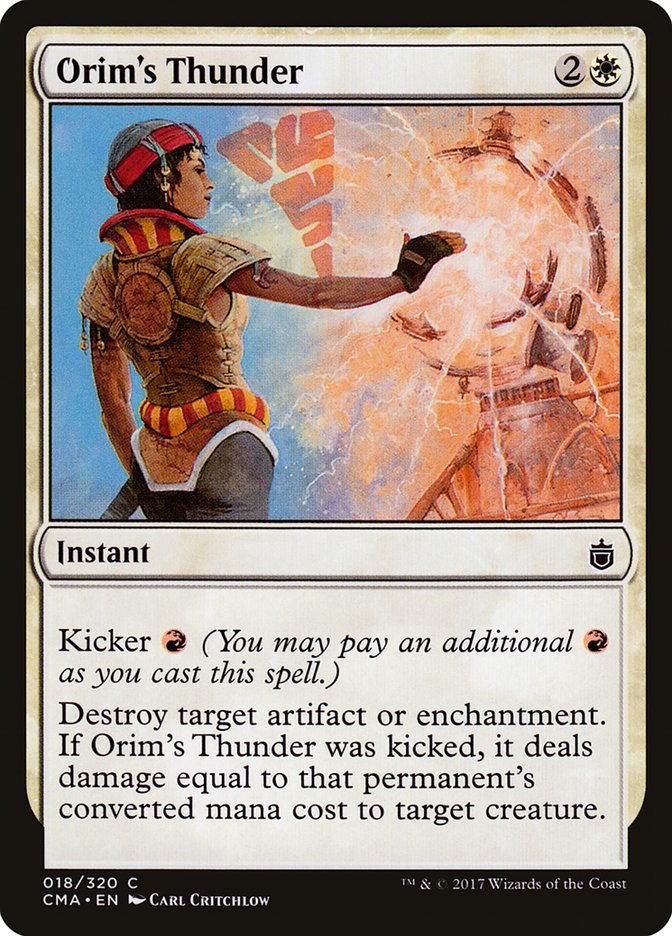 Orim's Thunder cma 18