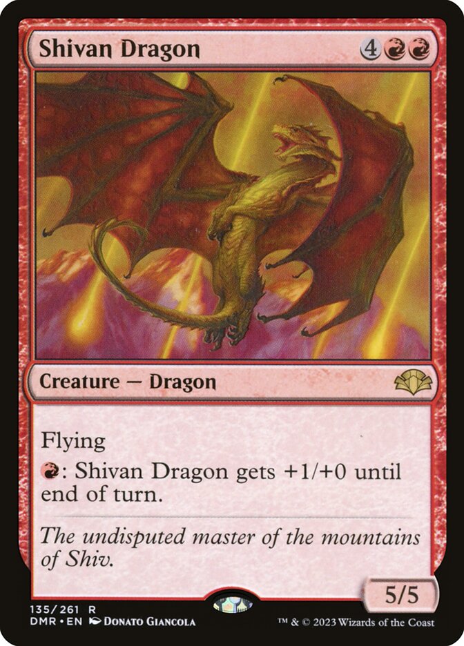 Shivan Dragon dmr 135
