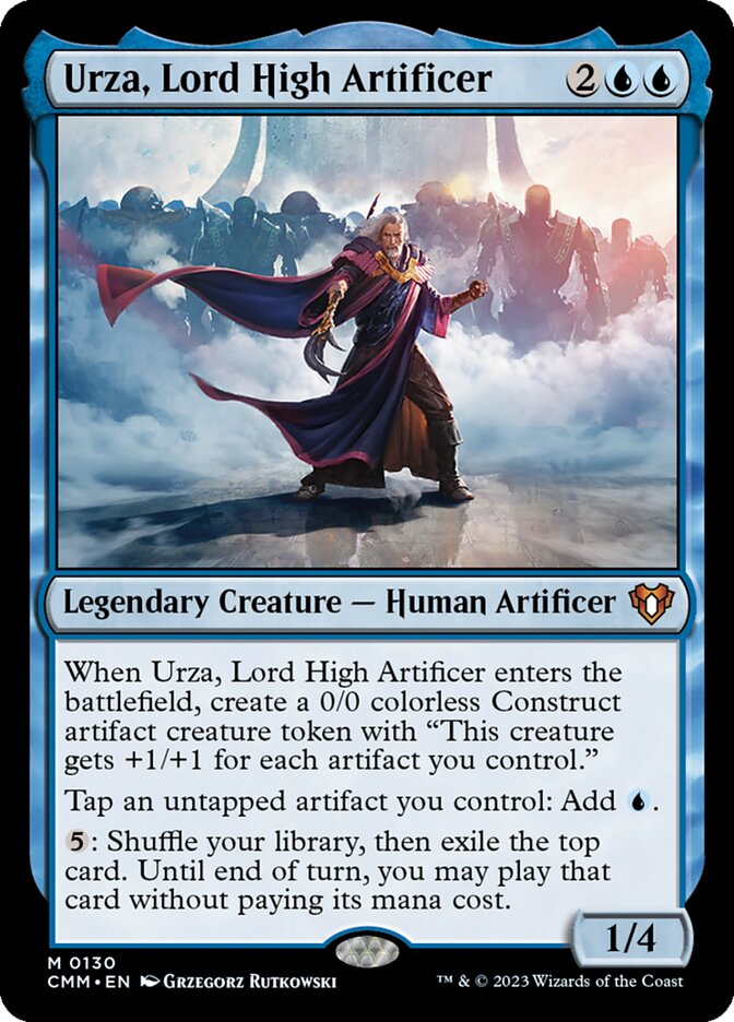 Urza, Lord High Artificer cmm 130